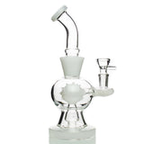 9" Corona Shower Glass Water Pipe with 14mm Male Bowl