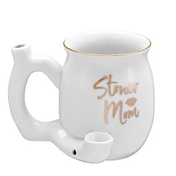 4" Ceramic Stoner Mom White Mug - LA Wholesale Kings