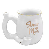 4" Ceramic Stoner Mom White Mug - LA Wholesale Kings