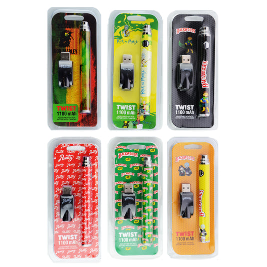 Twist Adjustable Voltage ( 1100 mAh) Battery with Charger - LA Wholesale Kings