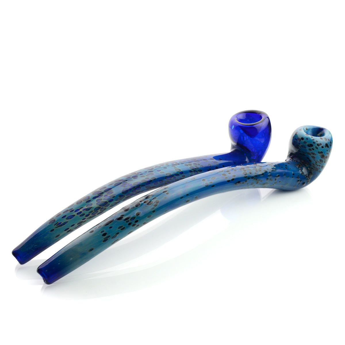 10" Sherlock Pipe Color Tube with Dot Design - LA Wholesale Kings