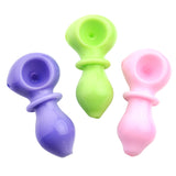 2.5" American Slime Tube Color Ring Hand Pipe Spoon