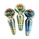 5" Hand Pipe Bubble Trap Snake Skin Design Approx 120 Grams - LA Wholesale Kings
