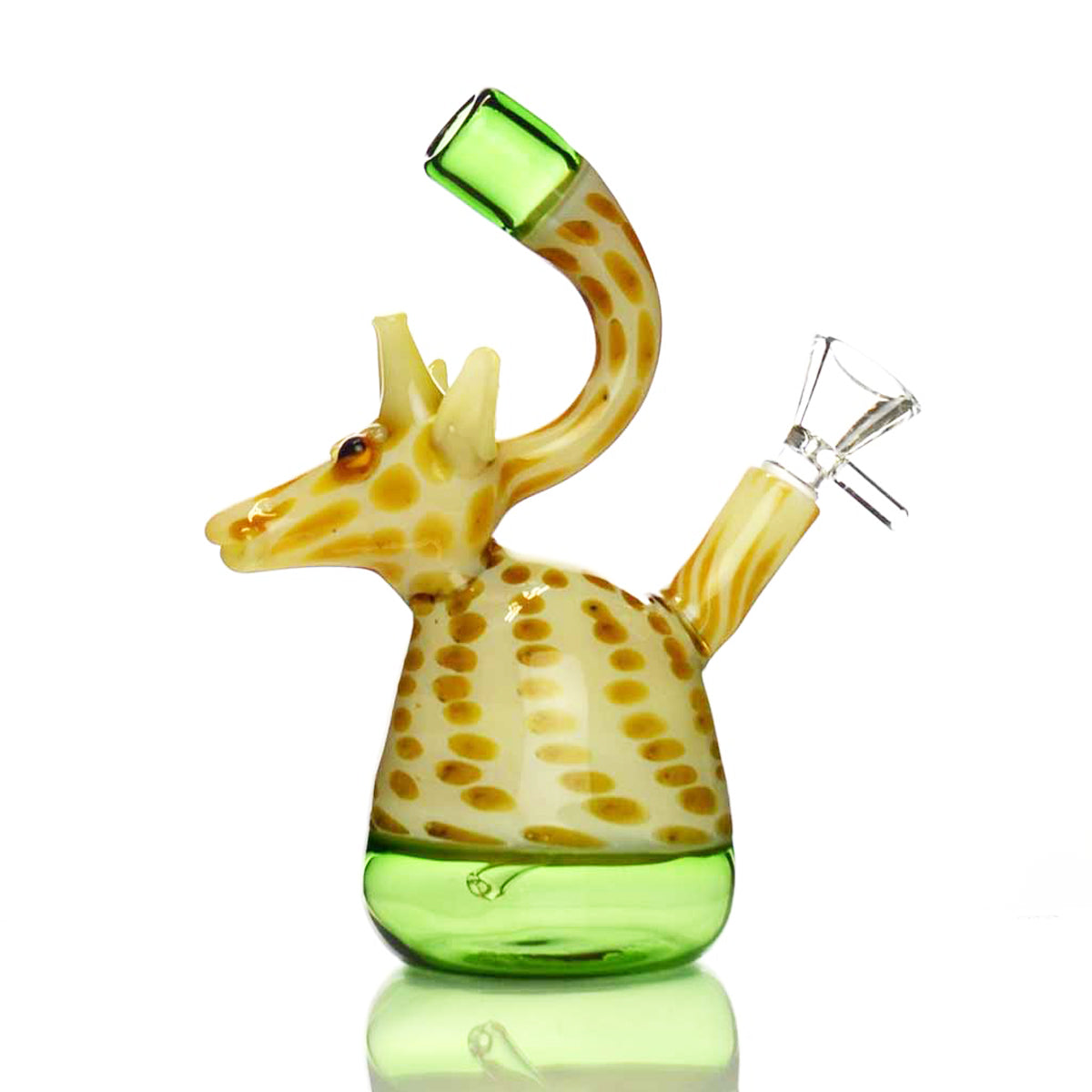 8" Giraffe Water Pipe with 14mm Male Bowl