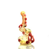 7" Bubbler Water Pipe with Horns and Knowkers