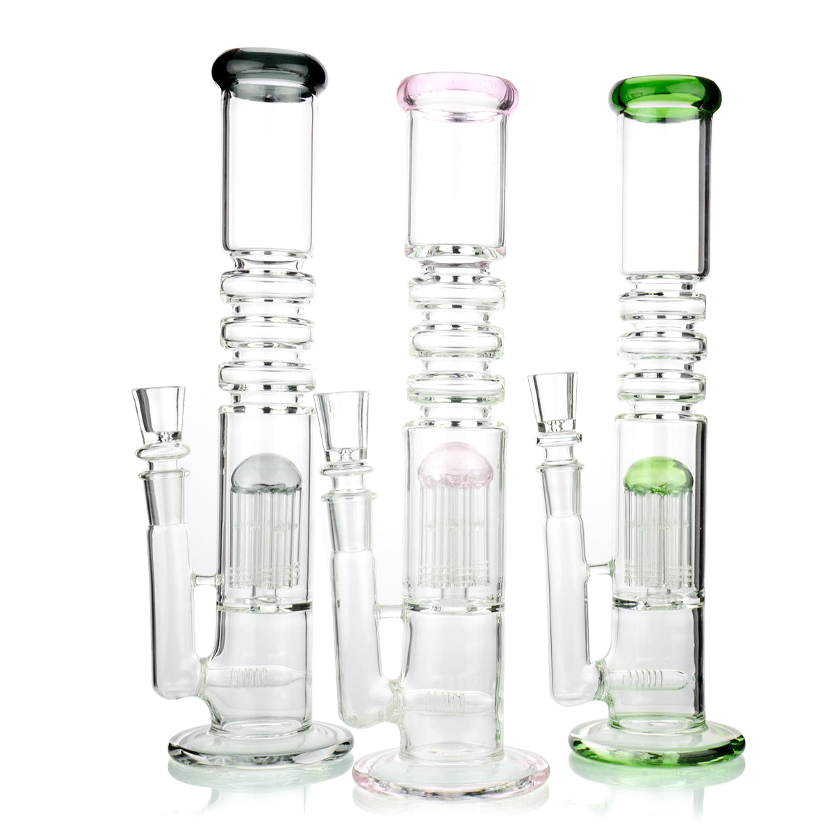14" Shooter with L-Line Perc and Chamber 14mm Male Bowl Included Approx 600 Grams - LA Wholesale Kings