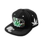 Snapback "Cannabis Leaf" Hat Embroidered