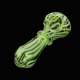 3" Slime Zig Zag Art Hand Pipe Spoon - LA Wholesale Kings