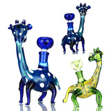 6" Giraffe Water Pipe with 14mm Male Bowl