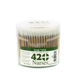 420 Nurses Dab Tips 300ct Cotton Swabs - LA Wholesale Kings