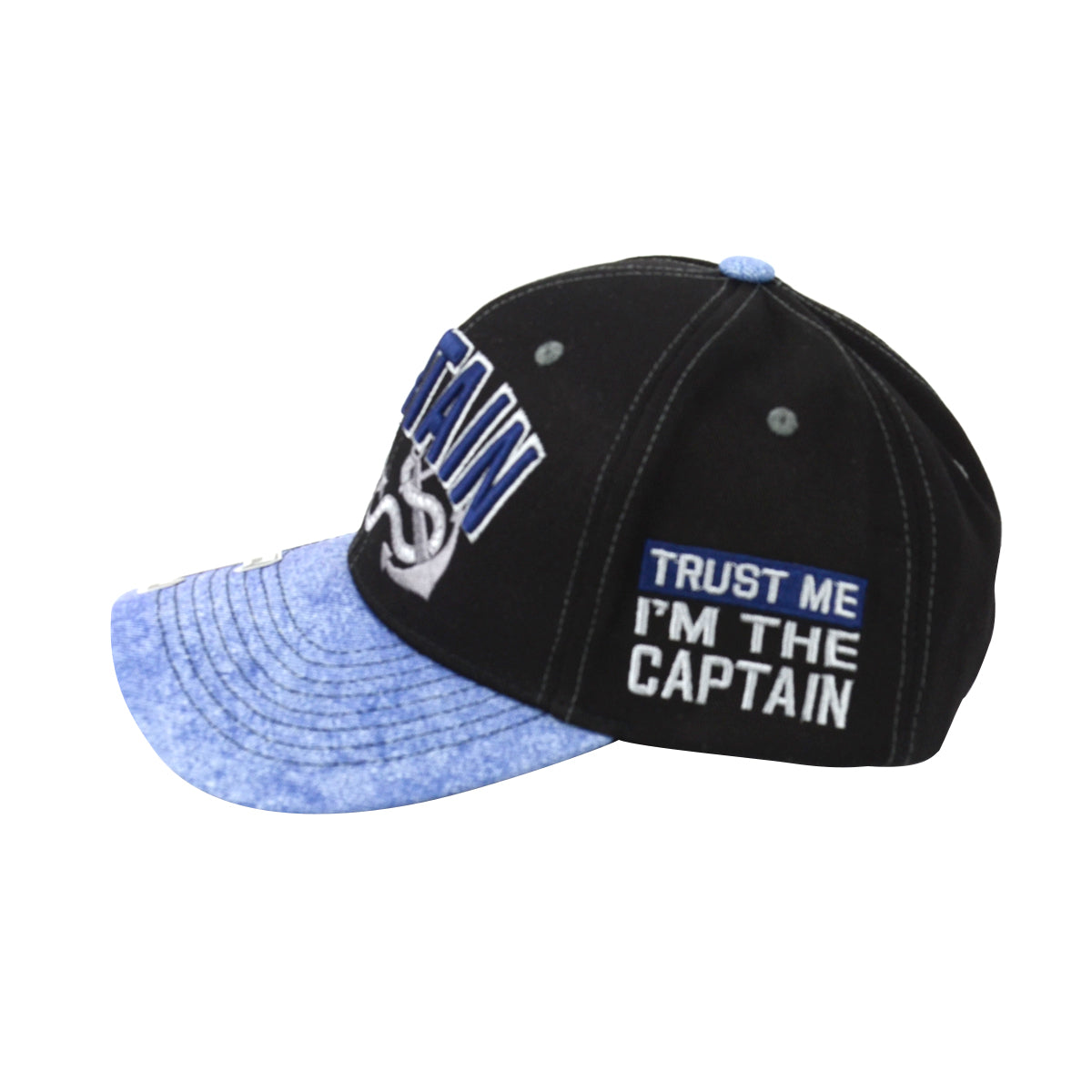 Snapback Captain Hat Embroidered