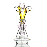 8" Bull Head Water Pipe Fume Glass With 14mm Male Bowl