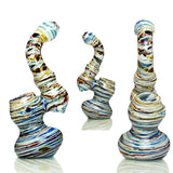 7" Bubbler Double Glass Galaxy Color Art