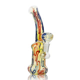 8" Water Pipe Inside Color Twisting Bong 14mm Male Bowl Included APROX 200 Grams - LA Wholesale Kings