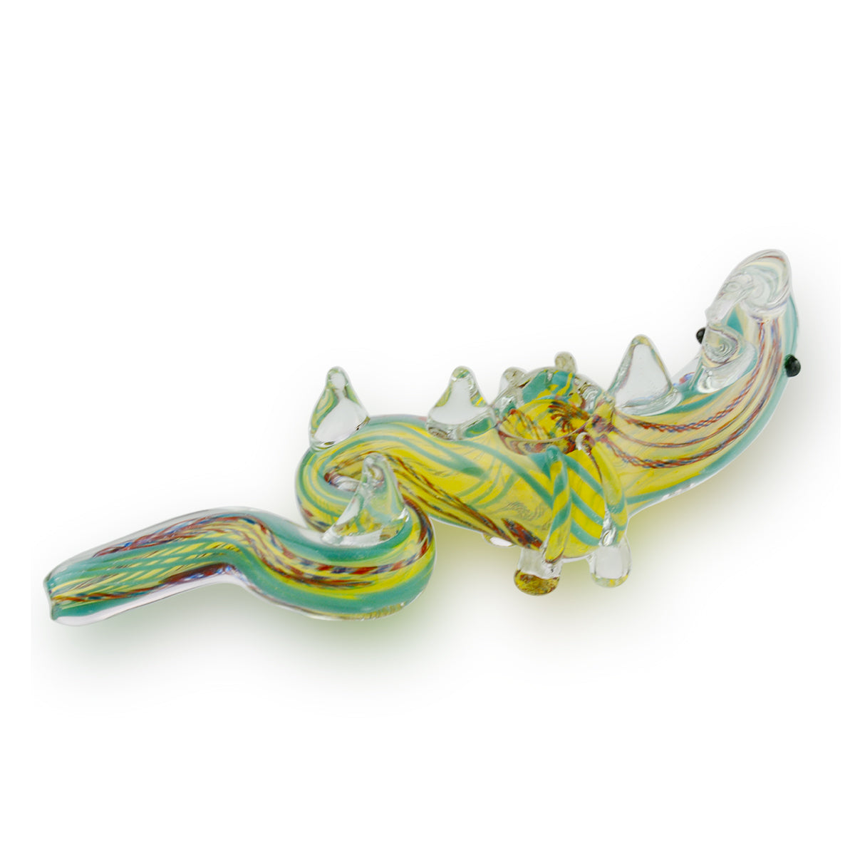 5" Dragon Hand Pipe Inside Color Lining Approx 95 Grams - LA Wholesale Kings