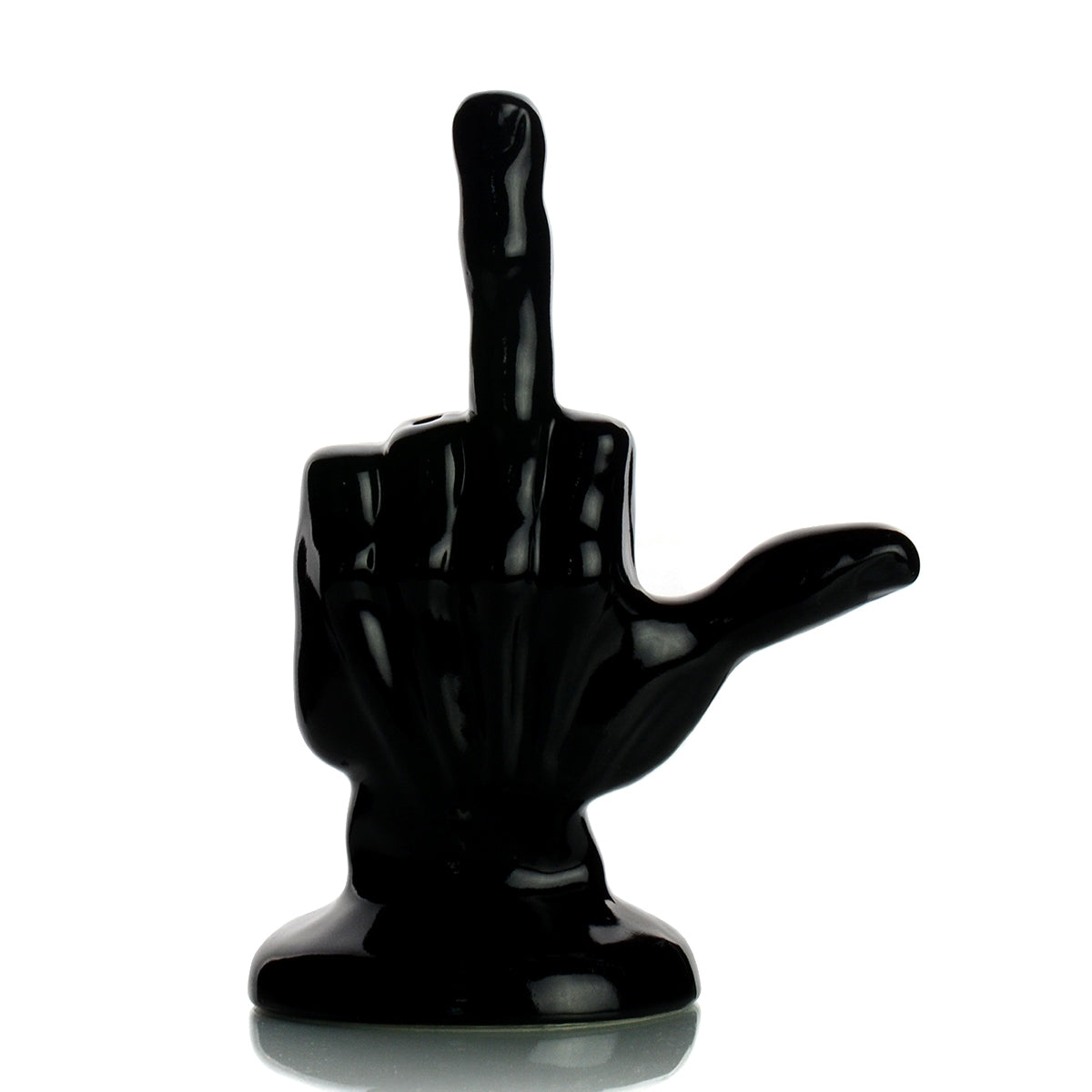 7" Ceramic Middle Finger Hand Pipe - LA Wholesale Kings