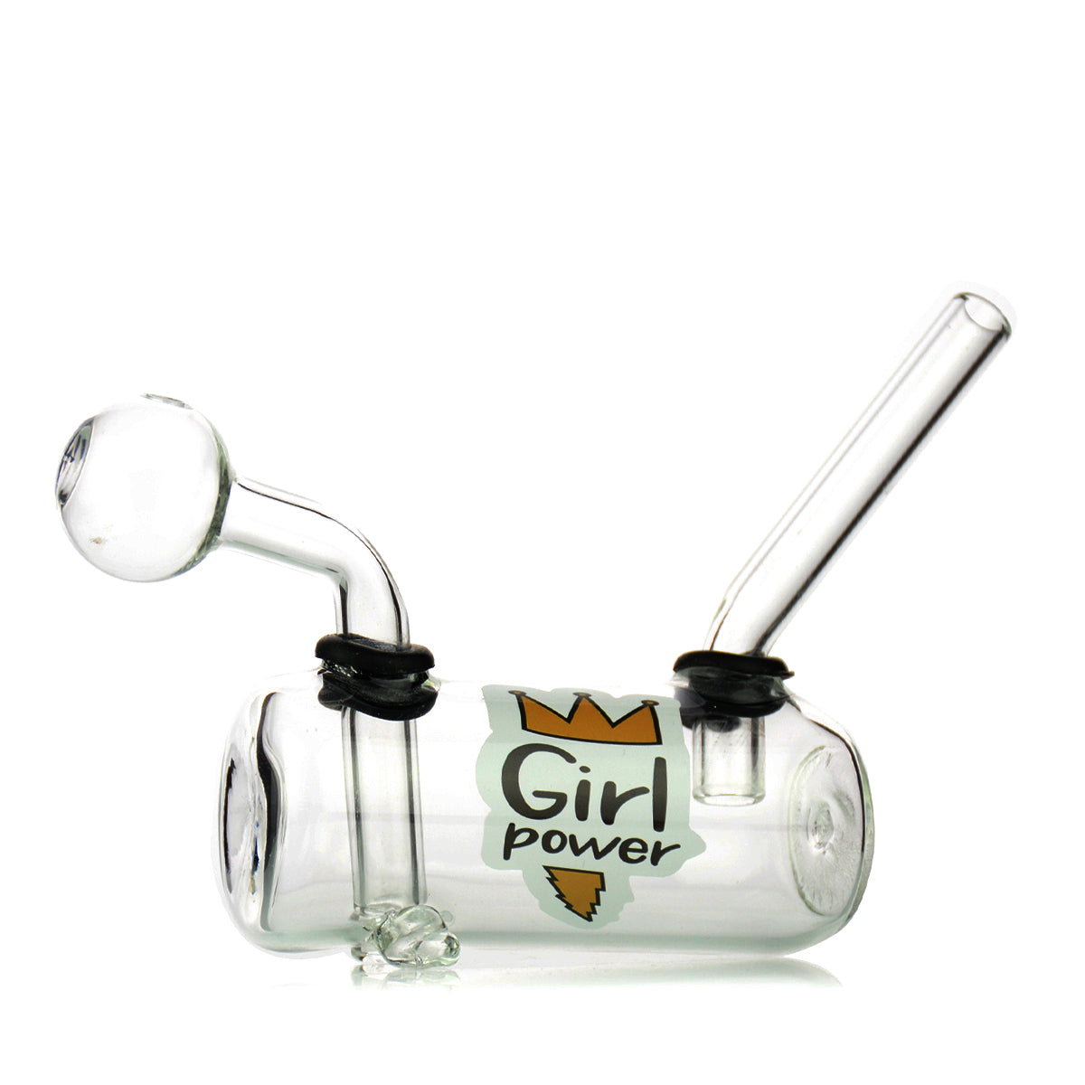 Glass Oil Tank with Mix Stickers - LA Wholesale Kings