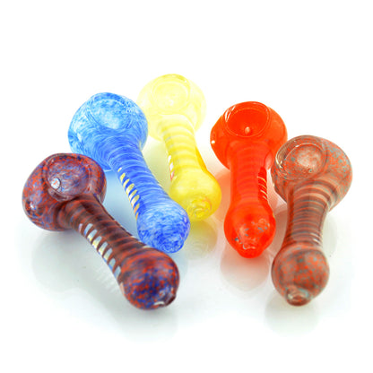 3" Hand Pipe Spiral Design - LA Wholesale Kings
