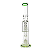 16" Water Bong with Duble Metrix Shower and 18mm Male Bowl - LA Wholesale Kings