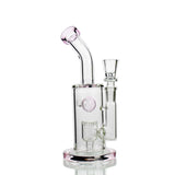 8" Water pipe with Round Perc 14mm Male Bowl Included - LA Wholesale Kings