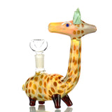 7" Giraffe Bong 14mm Male Bowl Included - LA Wholesale Kings