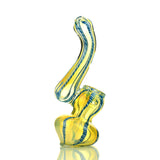5" Bubbler Silver Fume Glass Twisting Design - LA Wholesale Kings