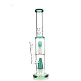 18" M9 Pyramid Shower with 3 Mertix Ring Perc and Ice Catcher, 18mm Male Bowl Included - LA Wholesale Kings