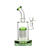 8" Water Pipe with Tree Chamber 14mm Male Bowl Included - LA Wholesale Kings
