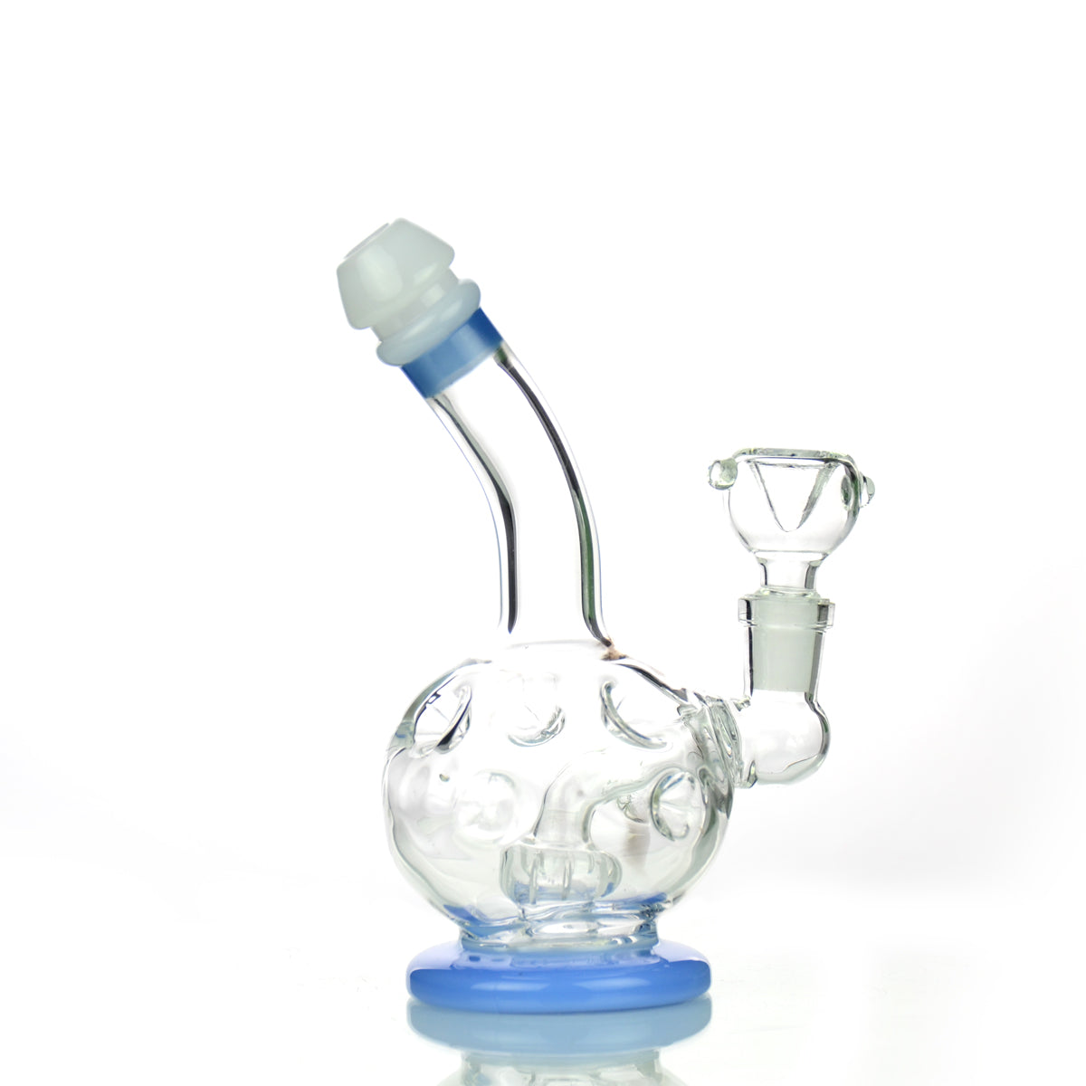 7" Ice Punch Art Slime Bong Glass with 14mm Male Bowl