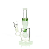 7.5" Pineapple Perc Water Pipe with 14mm Male Bowl