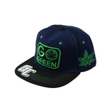 Snapback "Go Green" Hat Embroidered