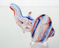 4" Elephant hand pipe in outside color lining design - LA Wholesale Kings