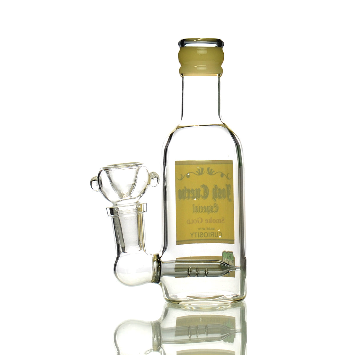 5" Liquor Shot Bottle Josh Cuerbo with 14mm Male Bowl