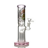 10" Do Not Panic Straight Shooter Bong with Tree Chamber and 14mm Male Bowl