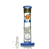 10" Weed and Skate Straight Shooter with Honeycomb Perc and 14mm Male Bowl