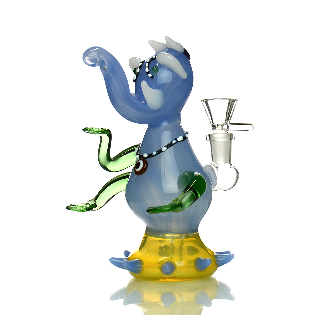 7" OM Elephant Novelty Design Water Pipe with 14mm Male Bowl