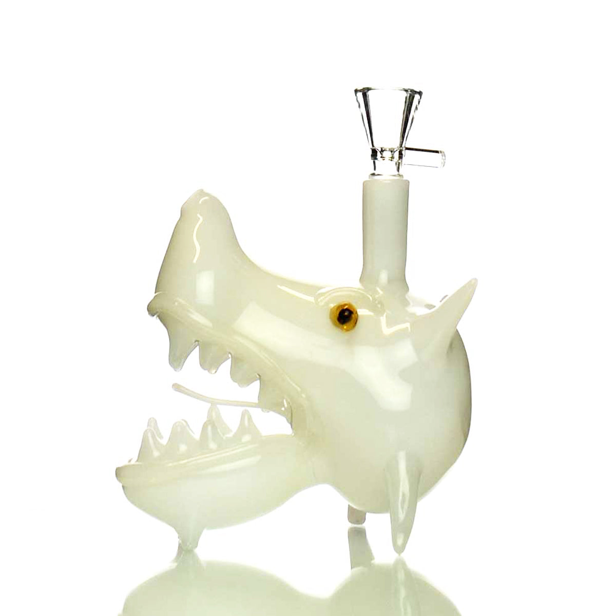 6" Dragon Face Water Pipe with 14mm Male Bowl