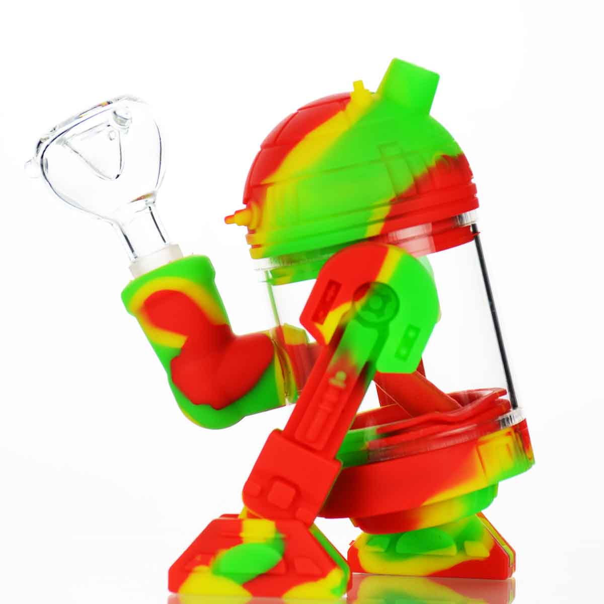 6" Robot Water Pipe with 14mm Male Bowl - LA Wholesale Kings