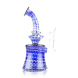 8" Conical Color Tube Bong with Fancy Lining 14mm Male Bowl Included - LA Wholesale Kings
