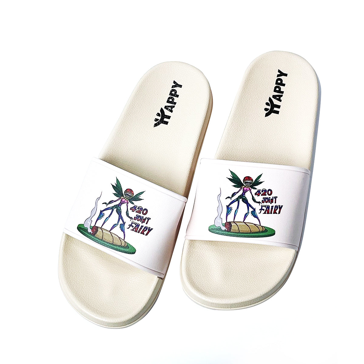 420 Joint Fairy Print Slide Sandals - Pack of 4 Sizes - 7, 9, 11, 12
