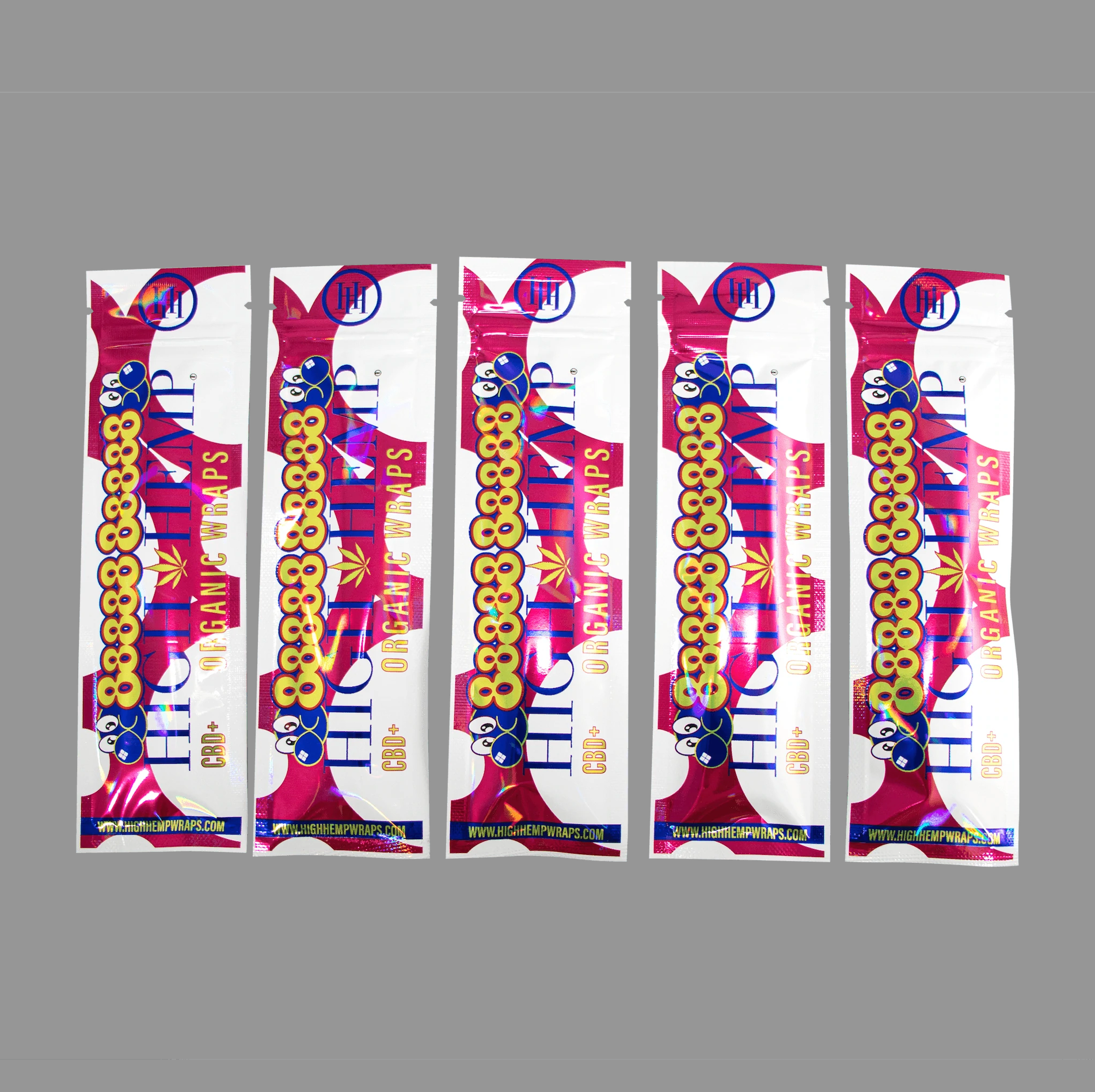 Hubba Bubba High Hemp Organic Wraps 2 wraps per pack. 25 packs per box. - LA Wholesale Kings