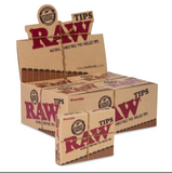 RAW Pre-Rolled Tips Full Box | 20 Booklets - 21 Tips Per Booklet - LA Wholesale Kings