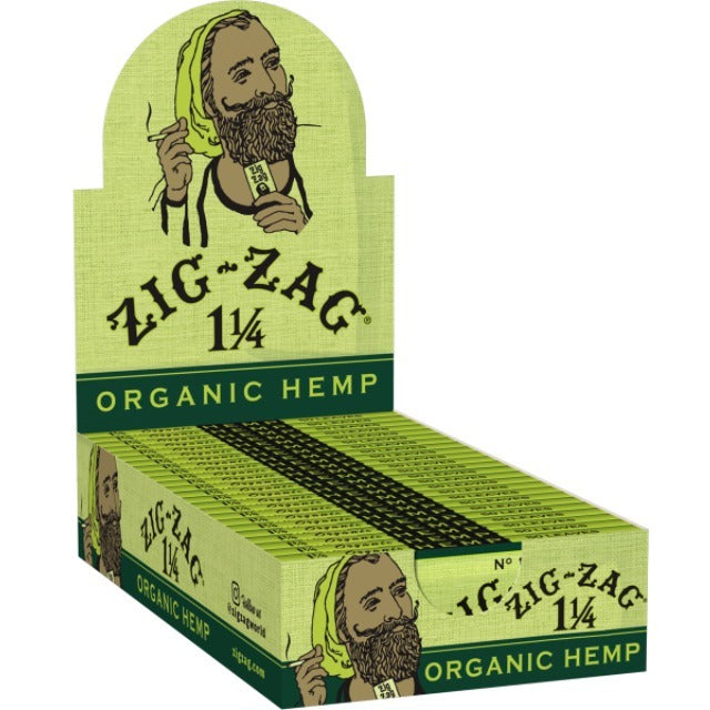 ZIG-ZAG 1 1/4" ORGANIC HEMP 24 BOOKLETS - LA Wholesale Kings