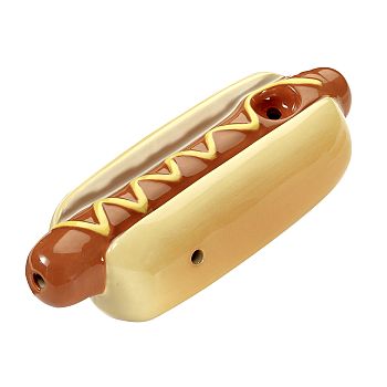 Ceramic Hot Dog Pipe - LA Wholesale Kings