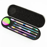 Rainbow color Metal Dab Tool Kit