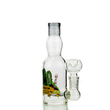 5.5" Mini 420 Bong Liquor Bottle 14mm Male Bowl - LA Wholesale Kings
