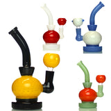 7" Water Pipe with American Rod Color Tube and 14mm Male Bowl