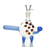 6" Turtle Water Pipe with 14mm Male Bowl