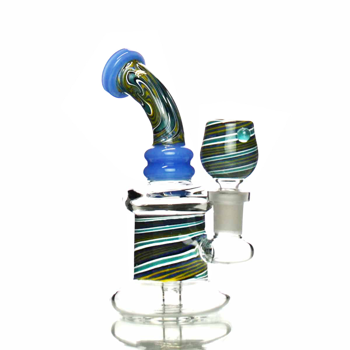 7" Reversal Art Water Pipe with 14mm Male Bowl