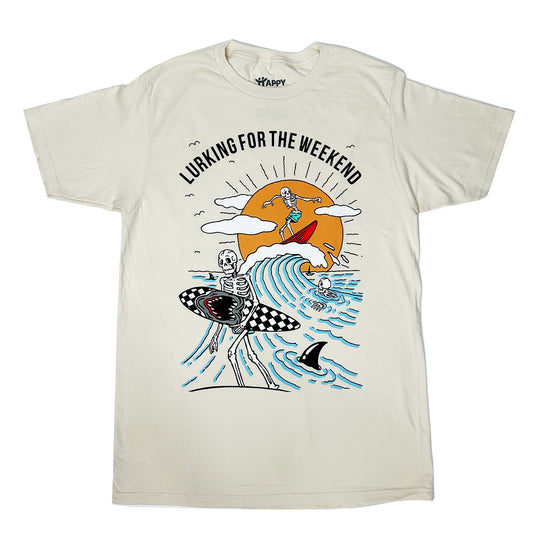 Lurking For The Weekend Short Sleeve T-Shirt 100% Cotton - Pack of 6 Units  1S, 2M, 2L, 1XL